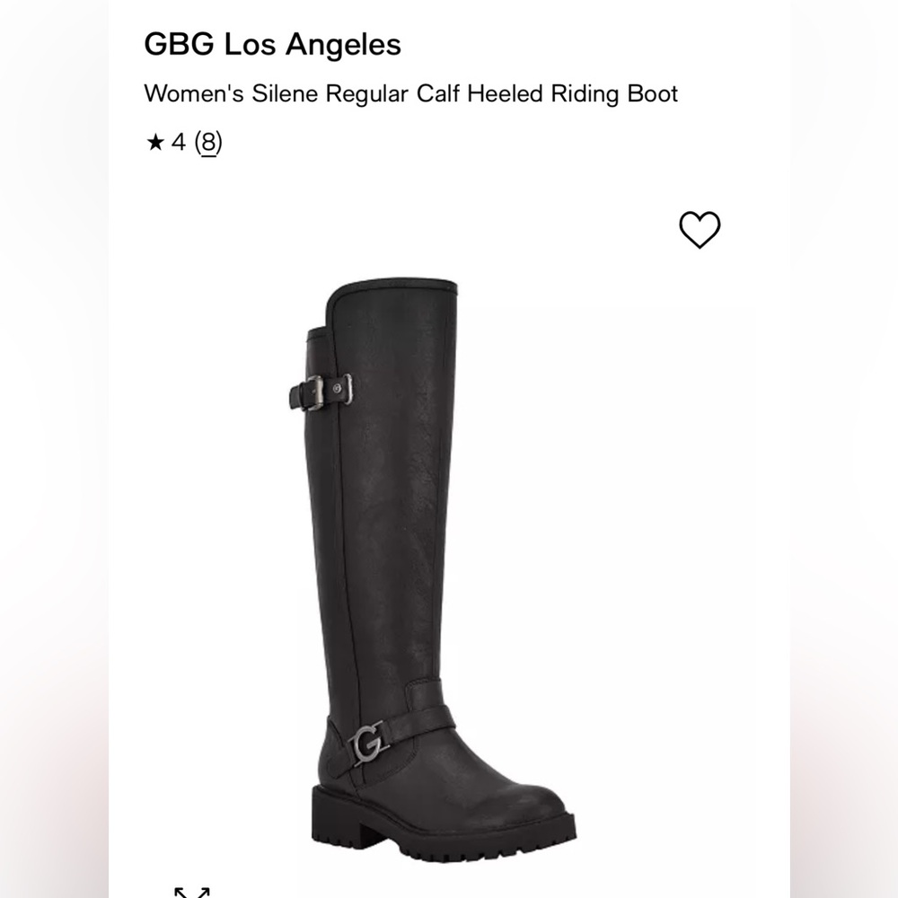 GBG Los Angeles
Women's Silene Regular Calf Heeled Riding Boot